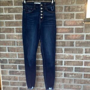 KanCan High Rise Blue Denim Skinny Jeans
